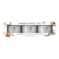 YANKEE CANDLE Coconut Beach set Sampler 3× 37 g