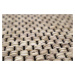 Kusový koberec Nature světle béžový čtverec - 200x200 cm Vopi koberce