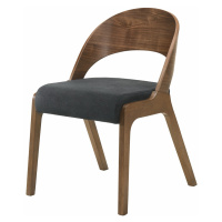 Estila Štýlová jedálenská stolička Nordica Nogal s tvarovanou chrbtovou opierkou z orechovo hned