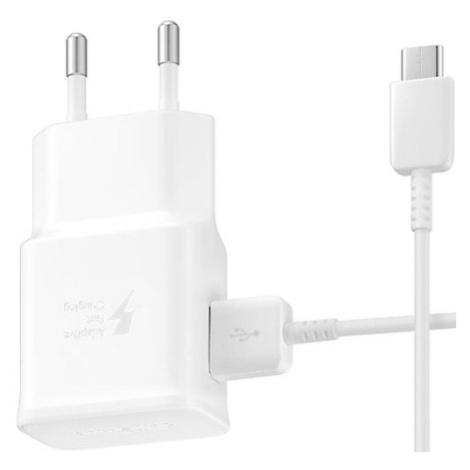 Rýchlonabíjačka Samsung EP-TA200EWE, USB-C kábel, 2A 15W, biela (Bulk)