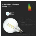 Žiarovka LED Filament E27 12W, 4000K, 1521lm, G125 VT-2143 (V-TAC)