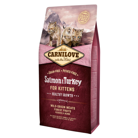 Carnilove Cat Grain Free Salmon & Turkey Kittens Healthy Growth 6 kg