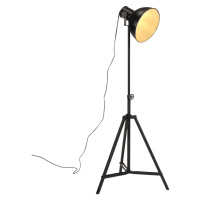 vidaXL Podlahová lampa 25 W čierna 61x61x90/150 cm E27