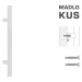 FT - MADLO kód 841S 40x10 mm ST ks BIM - biela matná (FBO) 210 mm 40x10 mm