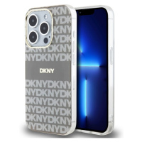 DKNY PC/TPU Repeat Pattern Tonal Stripe Magsafe Zadný Kryt pre iPhone 15 Pro Max Beige