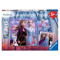 Ravensburger Detské puzzle (Disney Ľadové kráľovstvo, 3 x 49 dielikov)