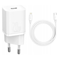 Sieťový nabíjací adaptér 20W, zásuvka USB Type-C, kábel USB Type-C na Lightning, rýchle nabíjani