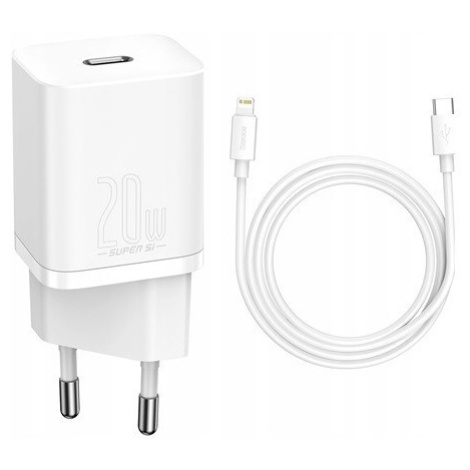 Sieťový nabíjací adaptér 20W, zásuvka USB Type-C, kábel USB Type-C na Lightning, rýchle nabíjani