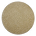 Kusový koberec Color shaggy béžový kruh - 400x400 (průměr) kruh cm Vopi koberce