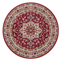 Kruhový koberec Mirkan 104103 Red - 160x160 (průměr) kruh cm Nouristan - Hanse Home koberce