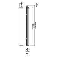 LED svetlo odolné voči vlhkosti Tri Proof Motion 66,5 cm