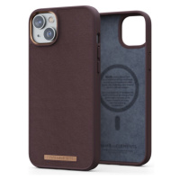 Leather Magsafe Case iPhone 14 Pls Dark Brown, Njord Genuine Leather Magsafe Case iPhone 14 Pls 