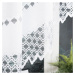 Biela žakarová záclona FILOMENA 350x140 cm