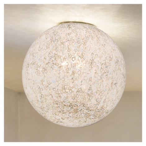 Ručne vyrobená sklená stropná lampa RINA Vistosi