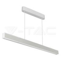 40W LED lineárne závesné svietidlo: Up & Down System 3IN1 White 3400lm VT-7-44 (V-TAC)