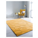 Žltý koberec z vlny Flair Rugs Gigi, 120 × 170 cm
