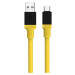 Tactical Fat Man Kábel USB-A / USB-C 1m, Žltý
