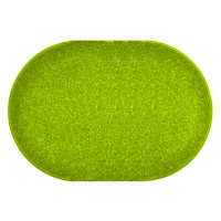 Kusový koberec Eton zelený ovál - 200x300 cm Vopi koberce