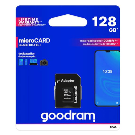 GOODRAM microSDHC Class 10 128 GB M1AA-1280R12