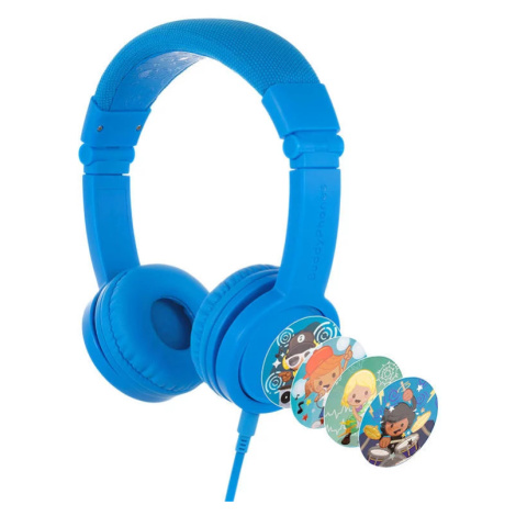 Slúchadlá Wired headphones for kids Buddyphones Explore Plus, Blue (4897111740101)