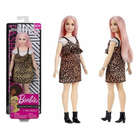Bábika Barbie v leopardích šatách Mattel