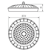 HB UFO LED 100W-NW Svietidlo LED MILEDO