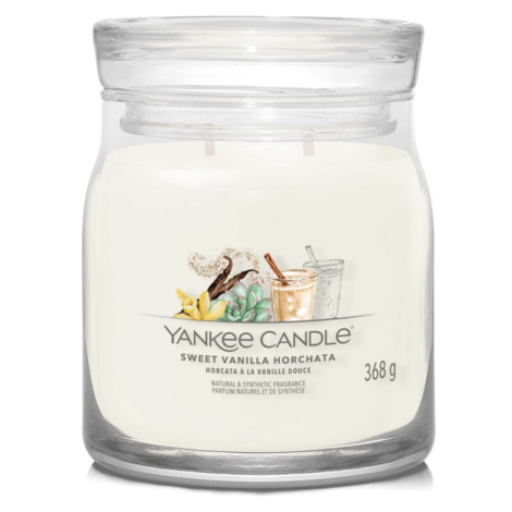 YANKEE CANDLE 1749346E SIG SVIECKA STREDNA SWEET VANILLA HORCHATA