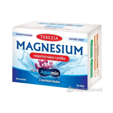 TEREZIA Magnesium Aquamin 30 sáčkov