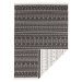 Kusový koberec Twin Supreme 103438 Kuba black creme – na ven i na doma - 80x250 cm NORTHRUGS - H