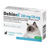 DEHINEL 230 mg/20 mg pre mačky 2 tablety