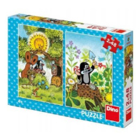 Puzzle Krtko 2x48 dielikov 18x26cm v krabici 27x19x4cm