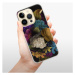 Odolné silikónové puzdro iSaprio - Dark Flowers - iPhone 14 Pro