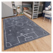 Dětský koberec Adventures 105949 Darkgrey - 160x235 cm Hanse Home Collection koberce