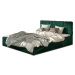 ELTAP GRAND 180X200 + KOVOVY STOJAN/PODSTAVEC/KONTAJNER, KRONOS 19, DARK GREEN, 26416