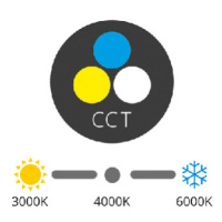 Svietidlo LED CCT, 2600lm, 40W, IP20, 3000-6500K (LUCERNA)