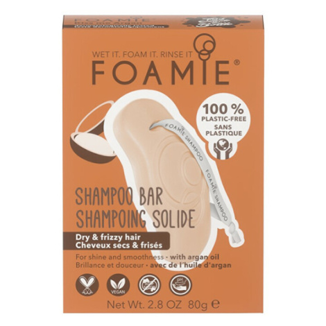 FOAMIE Tuhý šampón pre suché a kučeravé vlasy Kiss Me Argan Shampoo Bar 80 g