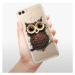 Odolné silikónové puzdro iSaprio - Owl And Coffee - Huawei P Smart