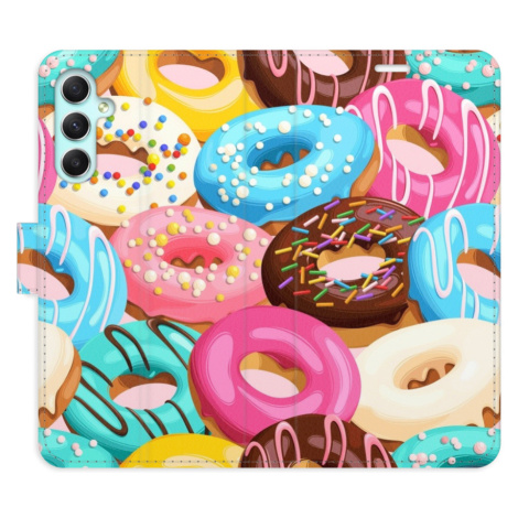 Flipové puzdro iSaprio - Donuts Pattern 02 - Samsung Galaxy A34 5G