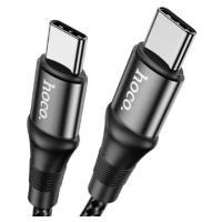 Kábel HOCO Exquisito X50, USB-C na USB-C PD 100W, 1m, čierny