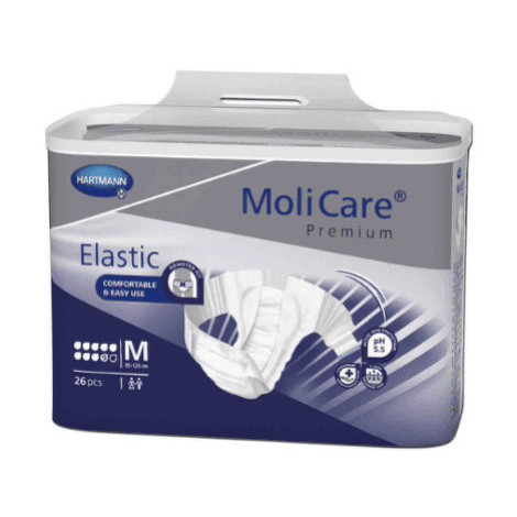 MOLICARE Premium elastic 9 kvapiek M plienkové nohavičky zalepovacie 26 ks
