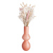 CANDY Sklenená váza 33 cm - oranžová