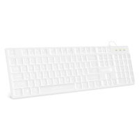 CONNECT IT kancelárska klávesnica s bielym podsv. (CZ + SK) WHITE