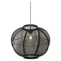 Orientálna závesná lampa čierna 48 cm - Rob