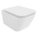 MEXEN - Madox Závesná WC misa Rimless vrátane sedátka s slow, Duroplast, biela 30154000