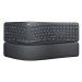 Logitech K860 ERGO - bezdrôtová delená klávesnica - US - GRAPHITE