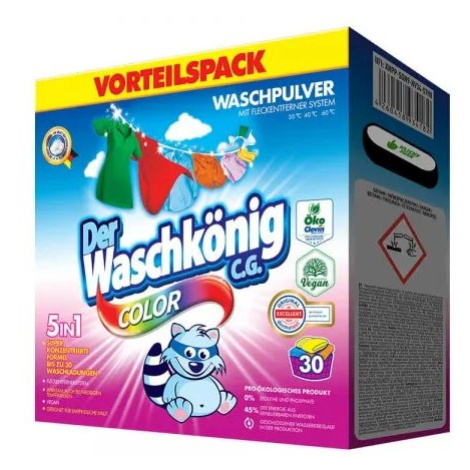 Waschkönig color prášok na pranie 1,95kg 30 praní
