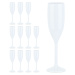 Sada 12ks plastových pohárov na šampanské RD35430