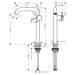 Hansgrohe Tecturis S, páková batéria pre umývadlovú misu 240 Fine CoolStart EcoSmart+ bez odtoko