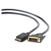 Kabel CABLEXPERT CC-DPM-DVIM-6 DisplayPort na DVI, M/M, 1,8m