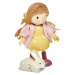 Drevená postavička dievčatko so zajačikom Amy And Her Rabbit Tender Leaf Toys v pletenom svetrík